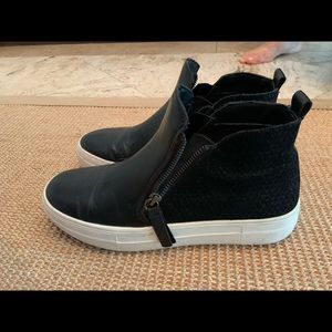 Black Steve Madden Ankle Sneakers